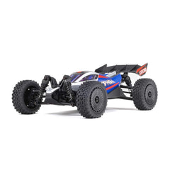 TYPHON GROM ARRMA MEGA 380 Brushed 4X4 Small Scale Buggy RTR with Battery & Charger - Blue/Silver - HeliDirect
