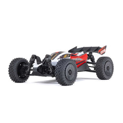TYPHON GROM MEGA 380 Brushed 4X4 Small Scale Buggy RTR with Battery & Charger - Red/White - HeliDirect