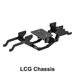 INJORA LCG Carbon Fiber Chassis Kit for 1/18 Redcat Ascent18