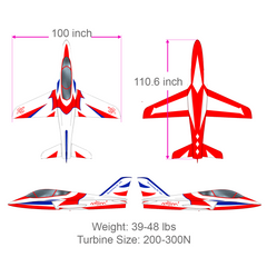 Boomerang Atom Squared - White Red Blue