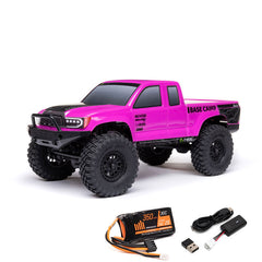 Axial 1/24 SCX24 Base Camp 4WD Rock Crawler Brushed RTR - Pink