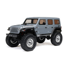 Axial 1/24 SCX24 Jeep Wrangler JLU 4X4 Rock Crawler Brushed RTR - Gray - HeliDirect