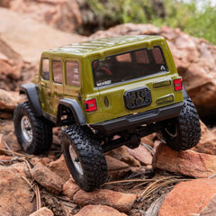 Axial 1/24 SCX24 Jeep Wrangler JLU 4X4 Rock Crawler Brushed RTR - Green - HeliDirect