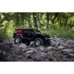 Axial 1/24 SCX24 JEEP JT GLADIATOR 4WD ROCK CRAWLER BRUSHED RTR - BLACK - HeliDirect