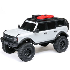 Axial 1/24 SCX24 Ford Bronco 4X4 RTR Brushed Rock Crawler (Battery & Charger Included) - White