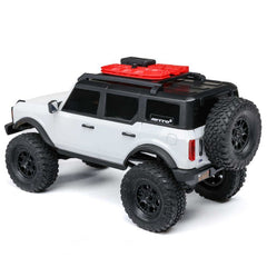 Axial 1/24 SCX24 Ford Bronco 4X4 RTR Brushed Rock Crawler (Battery & Charger Included) - White