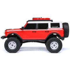 Axial 1/24 SCX24 Ford Bronco 4X4 RTR Brushed Rock Crawler (Battery & Charger Included) - Red