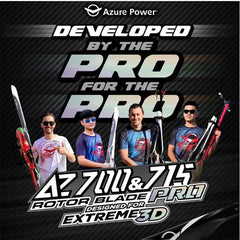 Azure Power 715mm & 115mm PRO Combo - HeliDirect