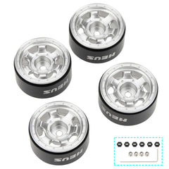 MEUS Racing 0.7-inch Beadlock Wheels Rims Deep-Dish Wheel for 1/30 Axial SCX30 1/32 Redcat Ascent-32