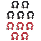 MEUS Racing Simulation U-shaped Metal Shackle Trailer Hook for SCX24 TRX4M - Model B Square - HeliDirect