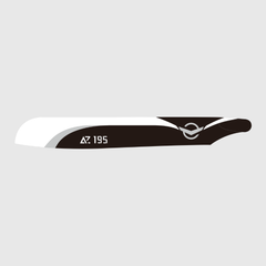 Azure Power 195mm PRO Heli Main Blades (PPA Carbon Fiber)