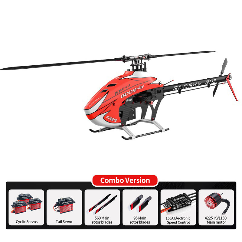 Goosky Legend RS5 Helicopter ECO-Combo (Orange) – HeliDirect