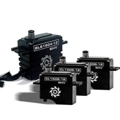 TORQ SHV CL1508 Mini Cyclic & BLS1604 Standard Rudder Servo Combo - Suitable For 550-600 Size Helicopters