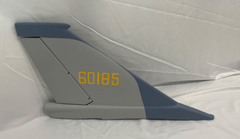 Boomerang J10 Vertical Fin with hatche, control horn, pushrod and linkages - Camo