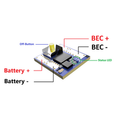 YGE BattSwitch W/O Connector