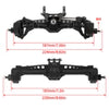 Meus Racing Plastic Nylon Portal Axles Front Rear Axle for Axial SCX10 SCX10 II 1/10 RC Car Upgrade Parts