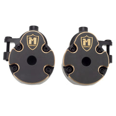 MEUS Racing Brass Steering Knuckles+Front Axle Weights Cover for 1/18 Redcat Ascent-18 RC Crawler