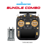 RadioMaster TX16S MK3 MAX Radio Controller (Gold) + Nexus-XR Flight Controller (Grey) Bundle
