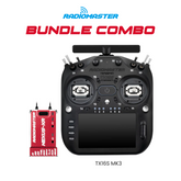RadioMaster TX16S MK3 Radio Controller (Black) + Nexus-XR Flight Controller (Red) Bundle