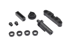 C16301 Rear Lower Arm Mount & Pivot Ball 1/16 scale Puma(25 spline adapter, st bushing, battery plate post,)