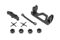 C16405 Wheel Hex & Servo Mount (cross pin, rear lower mount, st linkage)