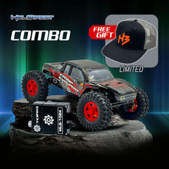 HobbyPlus CR-18P PRO Brushless Juice Up Edition (Red) With TORQ MLS-1024 Premium DIRECT-MOUNT Servo