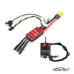 FURITEK PYTHON X BRUSHED/BRUSHLESS ESC WITH DYNAMIK 380 FOR 1/10 RC CRAWLERS