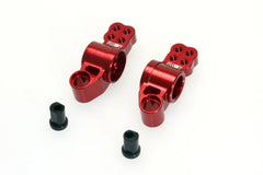 Rear Wheel Hub Carriers (L/R, CNC Aluminium Red)