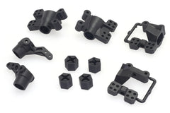 CM0202 Hub Carriers & Spindle Set ( F/R, wheel hex, servo horn, 23T, 24T, 25T Gear M-Sport Puma Rally 1 - HeliDirect