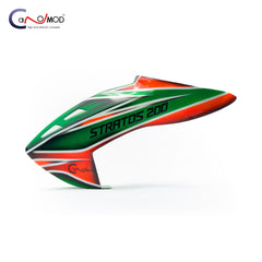 Canomod Airbrushed Fiberglass Canopy for XLPower Stratos 200 (EMERALD BLAZE)