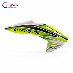 Canomod Airbrushed Lexan Canopy for XLPower Stratos 200 A2 (GREEN)