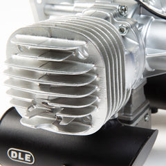 DLE-130cc Twin Gas Engine with Electric Ignition and Mufflers - HeliDirect