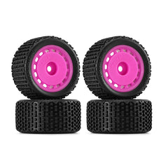 INJORA Pre-mounted Pin Buggy Tires & Wheels for 1/28 Losi Micro-T
