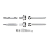 INJORA Stainless Steel Portal Axle Front Shafts for 1/18 Redcat Ascent-18