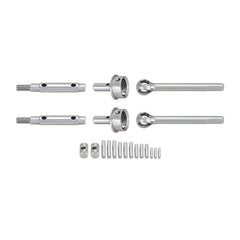 INJORA Stainless Steel Portal Axle ( Front & Rear ) Shafts for 1/18 Redcat Ascent-18