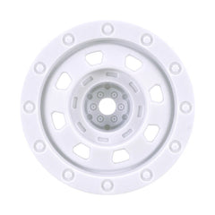 INJORA 1.3" Non-beadlock Wheels for 1/24 1/18 RC Crawlers - White