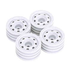 INJORA 1.3" Non-beadlock Wheels for 1/24 1/18 RC Crawlers - White