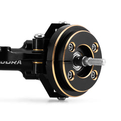 INJORA +4mm Planet Axles with Brass Steering Knuckles for 1/18 TRX4M