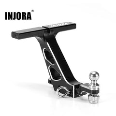 INJORA CNC Aluminum Trailer Tow Hitch Receiver For 1/24 SCX24 - HeliDirect