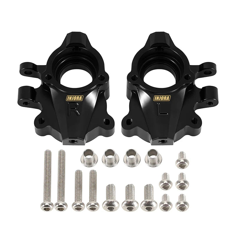 INJORA Brass Front Outer Portal Housings Steering Knuckles For 1/18 Redcat Ascent18 - HeliDirect