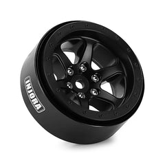 INJORA 1.3" Aluminum Beadlock Wheels offset -4.05mm for 1/24 1/18 RC Crawlers