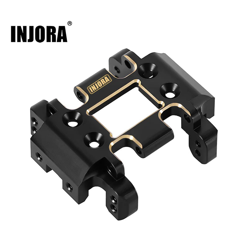 INJORA CNC Aluminum Gearbox Mount Transmission Skid Plate For Axial SCX24 1/24 RC Crawler