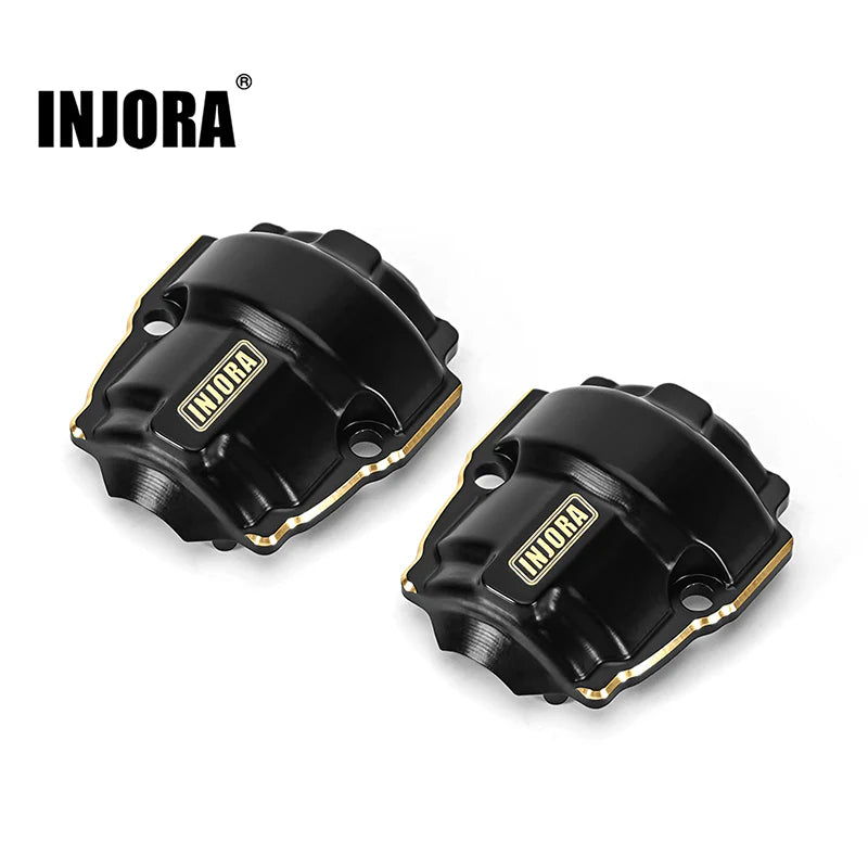 INJORA Brass Front Rear Diff Covers For 1/18 Redcat Ascent18 - HeliDirect