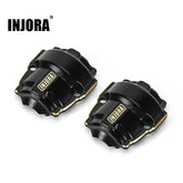 INJORA Brass Front Rear Diff Covers For 1/18 Redcat Ascent18 - HeliDirect