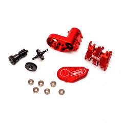 Aluminum Gear Box and Skid Plate With Gear for SCX30 Cars Upgrade Parts