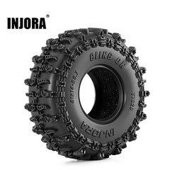 INJORA 0.7" 41*14mm Cling On Tires for 1/30 SCX30