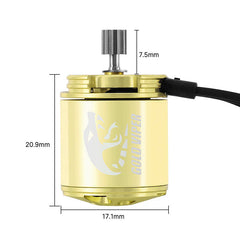 INJORA Gold Viper 1721 Brushless Motor 2800KV for 1/24 SCX24