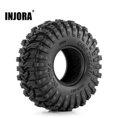 INJORA 0.7" 40*15mm King Trekker Tires for 1/30 SCX30