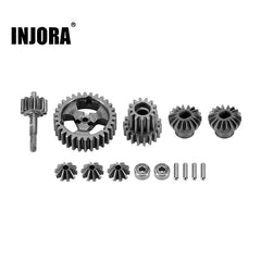 INJORA Stainless Steel Transmission Gear Set for 1/24 Losi Micro-B