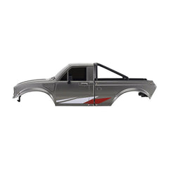 INJORA IR60 Pickup Hard Body with Bed Rack for 1/18 TRX4M Defender Bronco - GREY